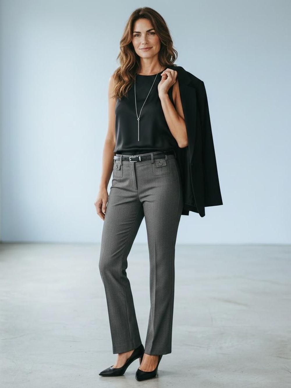 Ann Taylor | Black and White Business Casual Pants | Size 8